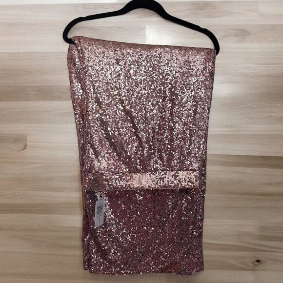 Pull-On Wide Leg Sequin High-Rise Pant - Torrid - Size 5X - NWT - Champagne/Gold - Picture 5 of 7